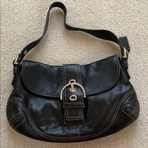 Black coach purse
